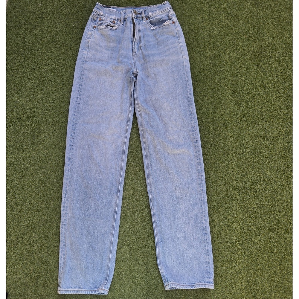 American Eagle Outfitters Jeans Women's Size 0 Light Blue High Waist